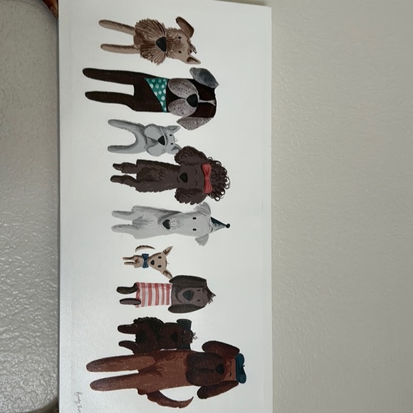 NWT’s Dog Wall Art Artist Becky Thorns Thorny Portrait painting Wall Decor 24”W - Picture 5 of 8